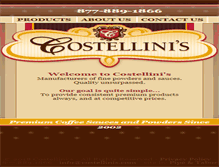 Tablet Screenshot of costellinis.com